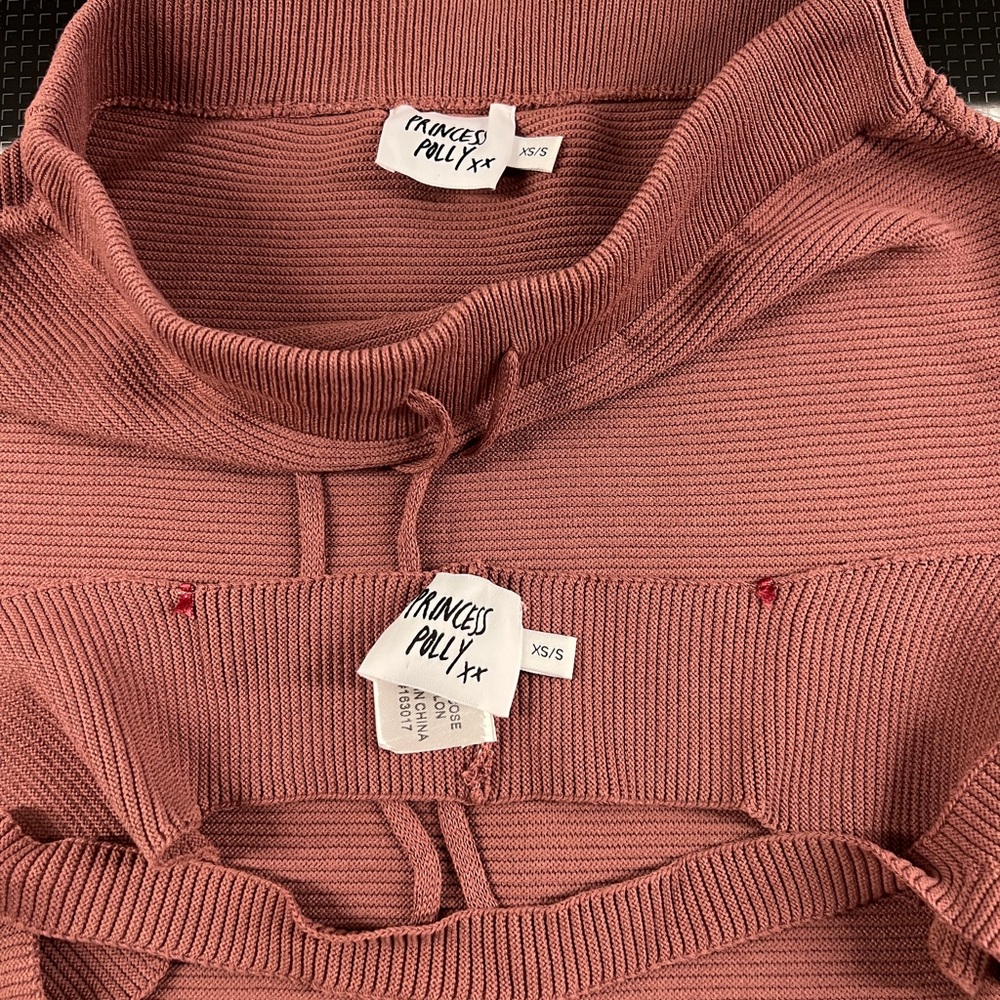 Princess Polly two piece cross halter neck set XS/S